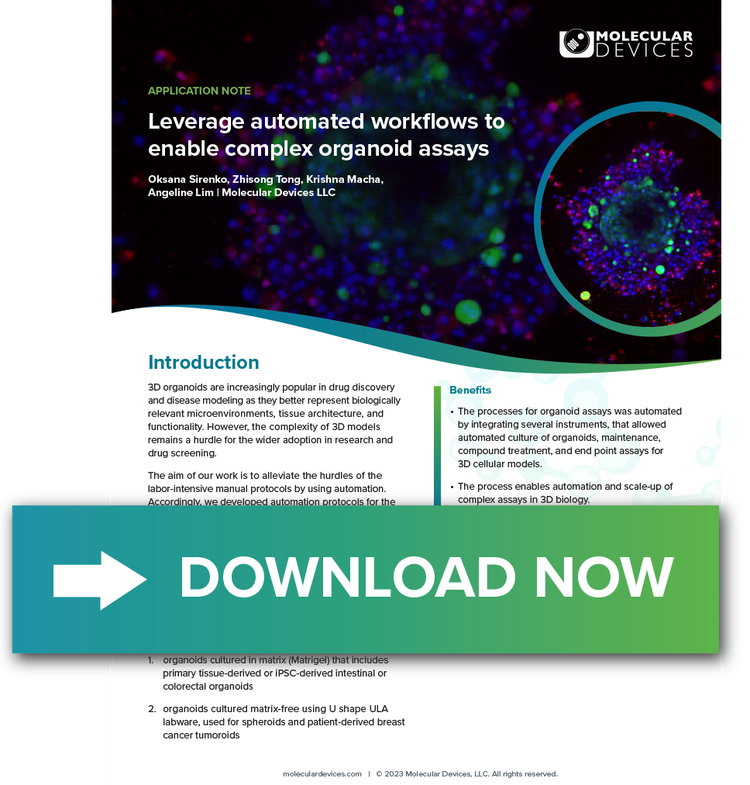 organoid assays app note