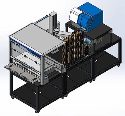 Automazione di laboratorio per saggi ad alto rendimento basati su piastre