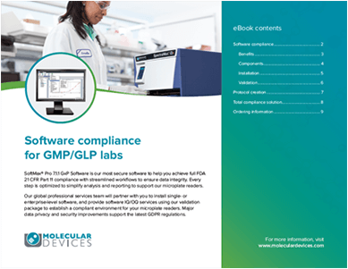 Conformità del software per i laboratori GMP/GLP